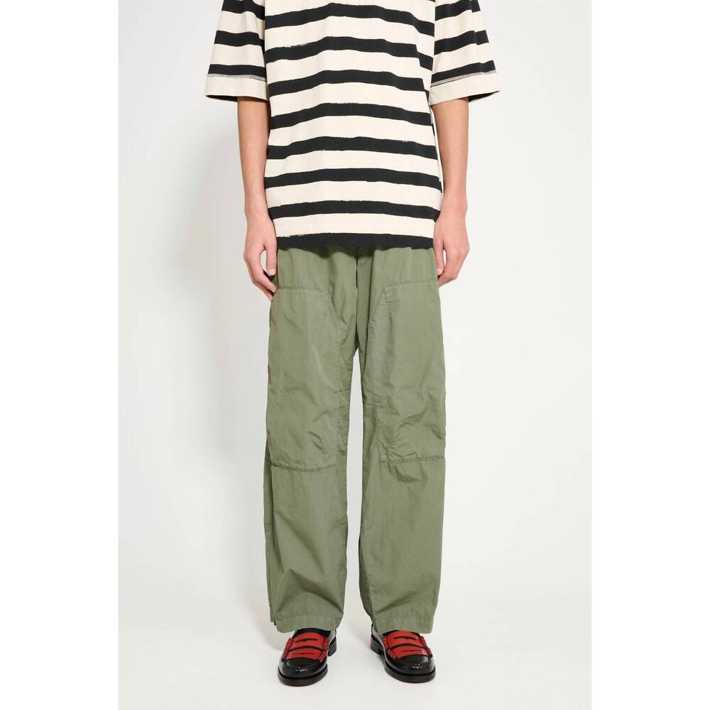NEW C.P. COMPANY loose wide leg cargo pants in thyme